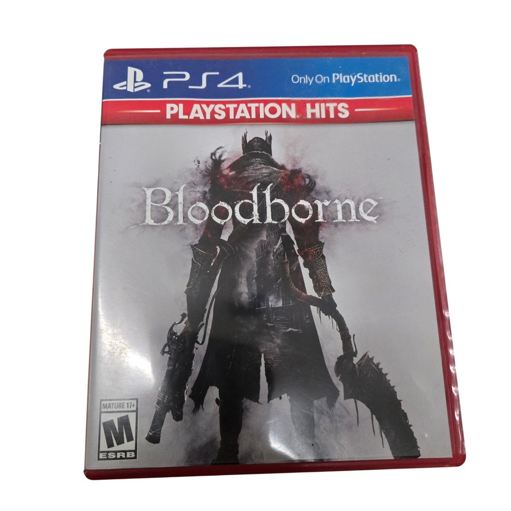 Sony Bloodborne PlayStation Hits PS4 Action RPG Game Red Case CIB No Manual